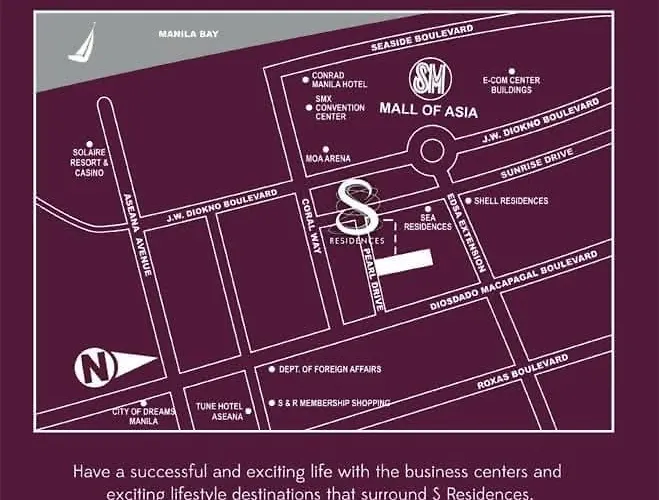 S-residence Staycation Near Ikea,moa,picc Apartment